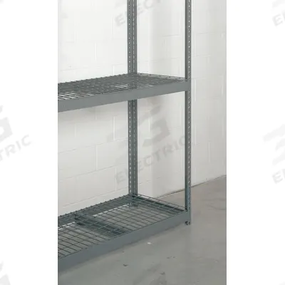 TENNSCO Decking: 48 in x 36 in, 2,250 lb Load Capacity, Steel, 5 ga Decking, Gray - Wire Decking for Boltless Shelving