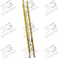 LOUISVILLE LADDER Extension Ladder: 24 ft Ladder Size, Fiberglass, 375 lb Load Capacity, 58 lb Wt (MPN FE4224HD). Key specifications — Color: Yellow; Brand: LOUISVILLE LADDER; Removable Fly: Fixed.