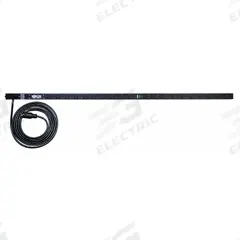 TRIPP LITE Power Distribution Unit: 120V AC, 28 Outlets, NEMA 5-15/20R, Non-Metered, Front Facing (MPN PDUMV20). Key specifications — Plug Type: NEMA L5-20P; Brand: TRIPP LITE; Maximum Input Voltage: 120V AC; Receptacle Type: NEMA 5-15/20R; Mounting Location: Vertical Rack; Facing: Front.