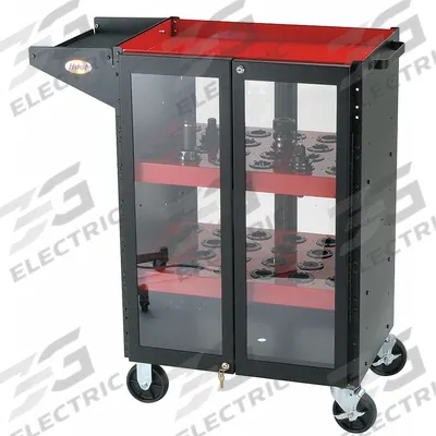 HUOT Tool Holder Cart: For BT40/CAT40/NMTB40 Taper - Locking CNC Toolholder Carts