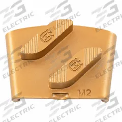 HUSQVARNA Grinding Segment: Medium, 24 Grit, Gold, 2 Segments, Concrete, 1,730 RPM Max. Speed, 3 PK (MPN 598882402). Key specifications — attr81237: Gold; attr122184: ELITE-GRIND™ EZ M; attr122180: Concrete; attr81227: HUSQVARNA.
