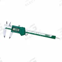 INSIZE Wireless Digital Caliper: 0.005 in to 8 in /0.01 mm to 200 mm, Inch/Metric, Wireless (MPN 1113-200). Key specifications — attr1185476: INSIZE; attr1185435: Step; attr1185436: Certificate of Inspection with NIST Traceability; attr1185475: Not Rated; attr1185429: +/- 0.0012 in; attr1185430: 0.0005 in/0.01 mm; attr1218557: Built-In; attr1220488: Not Included.