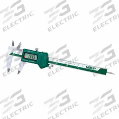 INSIZE Wireless Digital Caliper: 0.005 in to 8 in /0.01 mm to 200 mm, Inch/Metric, Wireless (MPN 1113-200). Key specifications — attr1185476: INSIZE; attr1185435: Step; attr1185436: Certificate of Inspection with NIST Traceability; attr1185475: Not Rated; attr1185429: +/- 0.0012 in; attr1185430: 0.0005 in/0.01 mm; attr1218557: Built-In; attr1220488: Not Included.