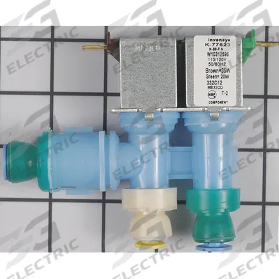 WHIRLPOOL Inlet Valve: Mfr Part # W10312696 - Whirlpool Parts for Refrigerators & Freezers