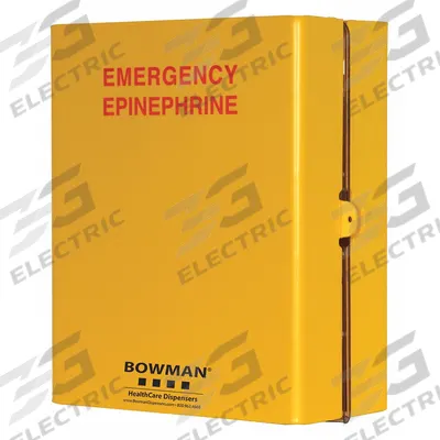 BOWMAN DISPENSERS Epinephrine Injector Dispenser: 9 1/2 in Overall Wd, 4 5/8 in Overall Dp - Epinephrine Dispensers