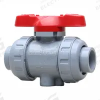 ASAHI Manual Two-Way Ball Valve: 1 1/4 in, CPVC, Straight, 150 psi Max. Pressure (CWP), One-Piece (MPN 1613012). Key specifications — Brand: ASAHI; Handle: Tee.