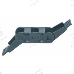 IGUS Mounting Bracket Set: Zipper, 1 Channels, 0.67 in Cavity Ht, 1.5 in Cavity Wd, Locking (MPN 1038-12PZ). Key specifications — Brand: IGUS; Crossbar Material: Igumid TE; Item: Mounting Bracket Set; Series: 15; Mounting Brackets Included: With Mounting Brackets; Outside Width: 1.9 in; Outside Height: 0.9 in; Mounting Bracket Type: Fixed End.
