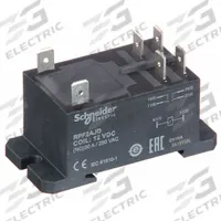 SCHNEIDER Enclosed Power Relay: DIN-Rail & Surface Mounted, 30 A Current Rating, 12V DC, DPST-NO (MPN RPF2AJD). Key specifications — attr211321: SCHNEIDER; attr864598: Square; attr864602: DIN Rail & Top Flange; attr864634: 1/4 in Tab Terminal; attr864642: RPF2AJD; attr869492: 20 A at 28V DC (NO UL); attr934629: Harmony™ RPF Power Series.