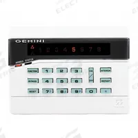 NAPCO Intrusion System Keypads: 4 3/8 in Overall Ht, 1 1/8 in Overall Lg, 5 7/8 in Overall Wd, LCD (MPN GEM-RP8). Key specifications — Brand: NAPCO; Compatible Manufacturer Part Number: GEM-P800; Integral Zone Expander: Yes; Keypad Display Type: LCD; Product Type: Keypad.