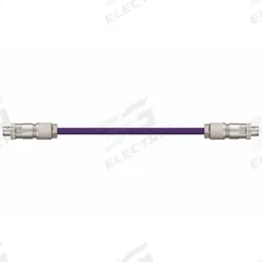 READYCABLE Ethernet Cable: Cat6a, M12 Male Straight x M12 Male Straight, 100 ft Lg, PUR, Purple, X (MPN CAT9441010-100). Key specifications — Brand: READYCABLE; Cable Jacket Color: Purple; End 1 Coding: X; End 2 Coding: X; Performance Category: Cat6a.