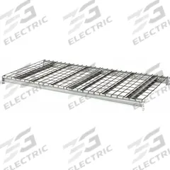 HALLOWELL Bulk Rack Shelf: 72 in x 48 in x 3 1/8 in, 14 ga Beams, Steel, 3,500 lb Load Capacity (MPN HBRL7248WW-PL). Key specifications — Decking Material: Steel; Frame Finish: Powder Coated; Frame Material: Steel; Color: Light Gray; Includes: (2) Beams; Brand: HALLOWELL.