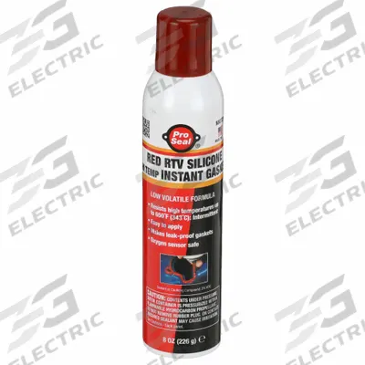 PRO SEAL RTV Gasket Maker: Low Volatile Hi-Temp Instant Gasket, 8 oz, Pressurized Can - High-Temperature Oil-Resistant RTV Gasket Makers