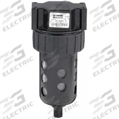 PARKER Compressed Air Filter: Particulate, 1/2 in NPT, 40 micron, 85 cfm, 150 psi Max Op Pressure (MPN 06F36AC). Key specifications — attr110055: 06F; attr110008: PARKER.