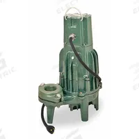 ZOELLER Effluent Pump: 1 1/2 hp, 230V AC, Three Phase, 140 gpm Flow Rate @ 10' of Head, Cast Iron (MPN 188-0005). Key specifications — Impeller Material: Bronze; Rated Voltage: 230V AC; Brand: ZOELLER; Switch: Not Included.