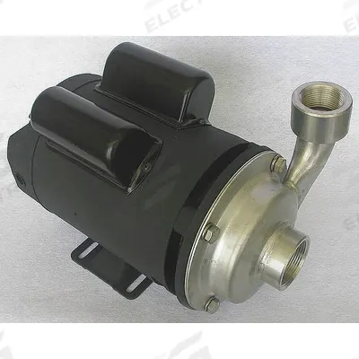 Dayton Centrifugal Pump: 304 Stainless Steel, 2 hp Horsepower (Max), Single Phase - Stainless Steel Housing Chemical-Resistant Centrifugal Pumps