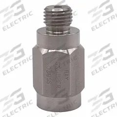 RAY Pressure Gauge Snubber: Brass, Piston, Brass NPT, 3,000 psi Max. Pressure, 3 Pistons (MPN 047B). Key specifications — Snubber Type: Piston; Connection Type: NPT; Brand: RAY; Material: Brass; Compatible Liquids and Gases: Gases.