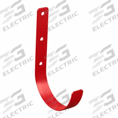 WEATHER GUARD Hook: Hook, Steel, 5 in Overall Lg, 3/8 in Overall Wd, 8 in Overall Ht - Bulkhead-Mounted Accessories