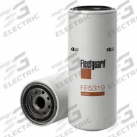FLEETGUARD Automotive Fuel Filter: 12 3/8 in Overall Lg, 3 11/16 in Outside Dia, Diesel Fuel, Diesel (MPN FF5319). Key specifications — attr1137520: BF7587; attr1137521: FF5319; attr434022: FLEETGUARD; attr1017113: Blue Bird.