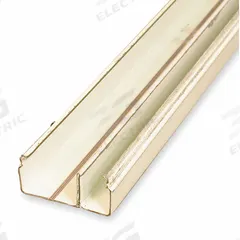 LEGRAND Raceway: 2400D, 2 Channels, 1 7/8 in Wd, 7/8 in Ht, 10 ft Lg, Steel, Ivory (MPN V2400BD). Key specifications — Series: 2400D; Material: Steel; Color: Ivory; Cover Type: Snap On; Brand: LEGRAND; Item: Raceway.