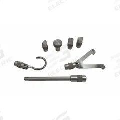 SHIMPO Adapter Set: Adapter Set, Digital Force Gauges (MPN FG-M6ADP-AL). Key specifications — Product Type: Adapter Set; Compatible with Manufacturer Model Number: FGE-2XY; Compatible Product Type: Digital Force Gauges; Brand: SHIMPO.