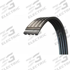 CONTINENTAL V-Belt: 4/B110, 4 Ribs, 113 in Outside Lg, 21/32 in Top Wd, 13/32 in Thick, SBR (MPN 21063627). Key specifications — Belt Material: SBR.