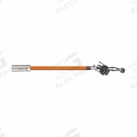 READYCABLE Servo Hybrid Cable: Basic Cable, 60 ft Lg, For Beckhoff, Similar To ZK4500-8023-xxxx, PUR (MPN MAT9850309-60). Key specifications — Cable Jacket Color: Orange; Conductor Configuration: (4xAWG16 (1.5))+(2xAWG18 (0.75))+(1PRxAWG22 (0.34)); Brand: READYCABLE; Cable Jacket Material: PUR.