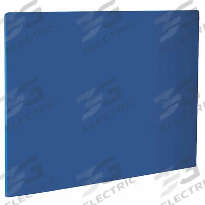 CRESTWARE Cutting Board: 20 in Overall Lg, 15 in Overall Wd, Blue, Polyethylene - Cutting Boards
