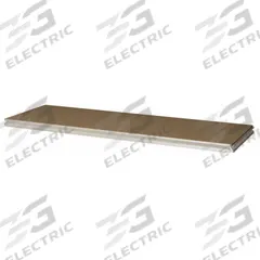 TENNSCO Shelf: 60 in x 24 in, 750 lb Load Capacity, Particleboard, Sand, Shelf (MPN ZVES-6024D1 SAND). Key specifications — Decking Material: Particleboard; Includes: (4) Shelf Supports; Decking Finish: Unfinished; Shelf Configuration: Single Straight; Color: Sand; Frame Material: Steel; Brand: TENNSCO; Frame Finish: Zinc Plated.