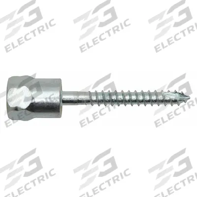 DEWALT Vertical Rod Hanger: 3/8 in Overall Dia, 1 13/16 in Overall Lg, 1/4 in Screw Size - Rod Hangers for Wood