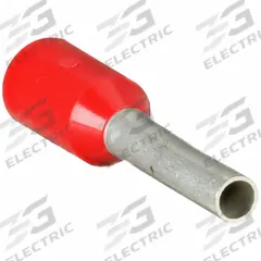 PANDUIT Wire Ferrule: 8 AWG Max Wire Size, Holds 1 Wire, Red, Polypropylene, 0.2 in Ferrule Dia (MPN FSD83-18-C). Key specifications — Brand: PANDUIT.