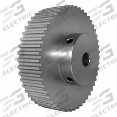 DAYTON Timing Pulley: Modified Curvilinear, Fixed, For GT Timing Belt Section, For 15 mm Belt Wd (MPN 50-5P15-6A5). Key specifications — Brand: DAYTON; Finish: Clear Anodized; For Belt Series: Powerhouse®.