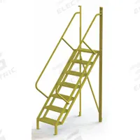 TRI-ARC Configurable Platform Ladder: 9.3 ft Overall Ht, 30 in Overall Wd, 20 in Overall Dp, Steel (MPN UCL5007246). Key specifications — Material: Steel; Color: Yellow; Brand: TRI-ARC.