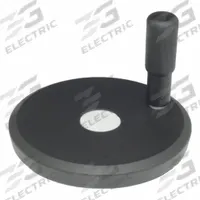 JW WINCO Solid Hand Wheel: Solid, Revolving Handle, Aluminum, 12 mm Bore, 125 mm Dia (MPN 923-125-B12-R-SW). Key specifications — Brand: JW WINCO.