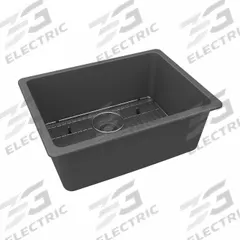 ELKAY Sink: 24 5/8 in Overall Lg, 18 1/2 in Overall Wd, 9 1/2 in Bowl Dp, 22 3/8 in Bowl Lg, 1 Bowls (MPN ELGU2522GT0C). Key specifications — Brand: ELKAY; Color Family: Silver/Gray.