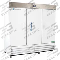 AMERICAN BIOTECH SUPPLY Lab Refrigerator: 72 cu ft, Upright, 2°C to 7°C, 34 in Overall Dp, 3 Doors (MPN PH-ABT-HC-72S). Key specifications — Door Opening Style: Right; Color: White; Alarm Type: Temperature; Manufacturer Part Number: PH-ABT-HC-72S; Brand: AMERICAN BIOTECH SUPPLY; Product Type: Lab Refrigerator; Door Type: Swing Solid; Refrigerant Type: R-290.