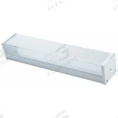 Vandal Resistant Fixture: 3,186 lm, 4000K, 25 W, 120/277V AC, Steel, 2 ft Lg, 4 5/8 in Wd (MPN LVP524 2FT MIN10 25W 40K MVOLT CLP WHT). Key specifications — Voltage: 120/277V AC; NEMA Enclosure Rating: Not Rated; Housing Material: Steel; Color Temperature: 4000K; Brand: LUMINAIRE LED; Emergency Battery Backup: No.