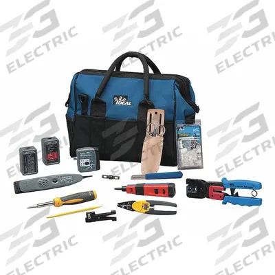 IDEAL Communications Tool Kit: 11 Total Pcs, Drivers and Bits/Electrical and Telecom Tools - Communications Tool Sets