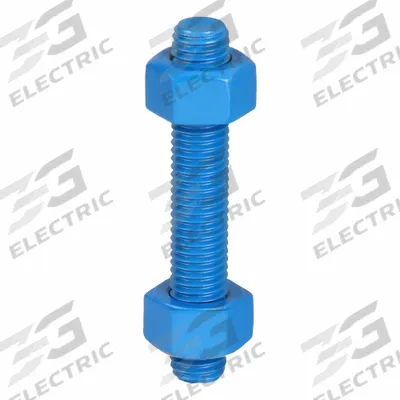USA FASTENER Fully Threaded Stud: 5/8"-11 Thread Size, Steel, Grade B7, PTFE Coated - PTFE-Coated Fully-Threaded Rods & Studs