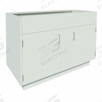 INSTOCK Sink Base Cabinet: 35 1/8 in Overall Ht, 22 in Overall Dp, 58 in Overall Wd - Sink Cabinets