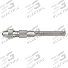 STARRETT Pin Vise: Pin Vise, 5.1 mm Max Size - mm, 0.11 in Min Size - Inch, Knurled Grip, Round (MPN 240D). Key specifications — attr1181472: Knurled; attr1181473: Round; attr1181474: 4-9/64 in; attr1181475: No; attr1181485: STARRETT.