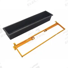TELE-TOWER Tool Tray: Tool Tray, Steel, Hardware (MPN 1154). Key specifications — Compatible with Grainger Part Number: 29EZ43; Color: Yellow; Compatible with Manufacturer Model Number: 1101-22; Included Components: Frame Brackets; Material: Steel; Product Type: Tool Tray; Brand: TELE-TOWER.