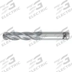 OSG Ball End Mill: Carbide, 4 Flute, 18 mm Mill Dia, 57 mm LOC, 127 mm OAL (MPN 464-7087-BN)