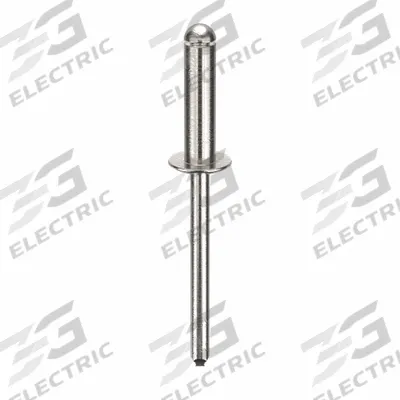 APPROVED VENDOR Blind Rivet,2 in L,0.188 in dia,PK250: Inch, 2 in Overall Lg, 45/64 in Body Lg - Domed-Head Blind Rivets