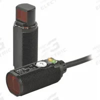 OMRON Photoelectric Sensor: M18 Threaded, Non-Terminated Cable, 10-30V DC, NPN (MPN E3FA-DN112M). Key specifications — Brand: OMRON; Electrical Connection: Bare Wire; Manufacturer Part Number: E3FA-DN112M; Body Material: Plastic; DC Supply Voltage Rating: 10-30V DC; Series: E3FA; Electrical Installation Type: Prewired Cable; Nominal Sensor Diameter: M18 Threaded.