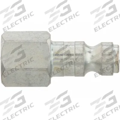 PARKER Quick Connect Hose Coupling: 1/4 in Body Size, 3/8 in Hose Fitting Size - Tru-Flate Automotive Steel Quick-Connect Air Coupling Plugs