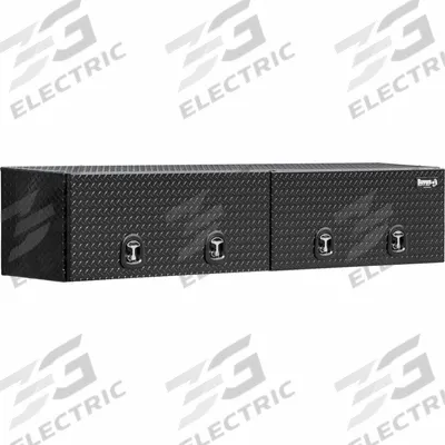 BUYERS PRODUCTS Top Sider: Topside Truck Box, Double Flip-Up Doors Lid, T-Handle Compression - Double Flip-Up Door Topside Boxes