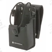 MOTOROLA Case with Swivel Belt Loop: Fits Motorola, For CP110/RDX Series, Black, Hard Leather (MPN RLN6302A). Key specifications — Material: Hard Leather; Compatible Radio Brand: Motorola; Manufacturer Part Number: RLN6302A; Compatible Radio Series: RDX; Product Type: Case with Swivel Belt Loop; Color: Black; Brand: MOTOROLA; Compatible Radio Manufacturer Model Number: CP110.