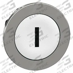 SCHNEIDER ELECTRIC Push Button Head: 30 mm Panel Size, Non-Illuminated, Metallic, I, White (MPN ZB4FA131). Key specifications — Manufacturer Part Number: ZB4FA131; Compatible Operator Illumination: Non-Illuminated; Compatible with Series: XB4; Head Attachment Type: Screw-On; Head Material: Metal; Brand: SCHNEIDER; Legend: I.