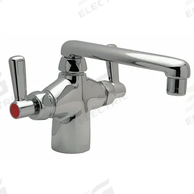 ZURN Laboratory Faucet: Faucet, Single-Post, For Cold Water/Hot Water Media - Single-Post Laboratory Faucets