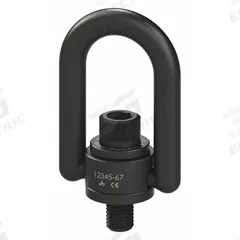 ADB HOIST RINGS Hoist Ring: Pivot/Swivel, Black Oxide-Coated Steel, M36-4.00, Max. 24,250 lb (MPN 34402). Key specifications — attr994472: ADB HOIST RINGS; attr994492: M36-4.00; attr998493: Lifting.